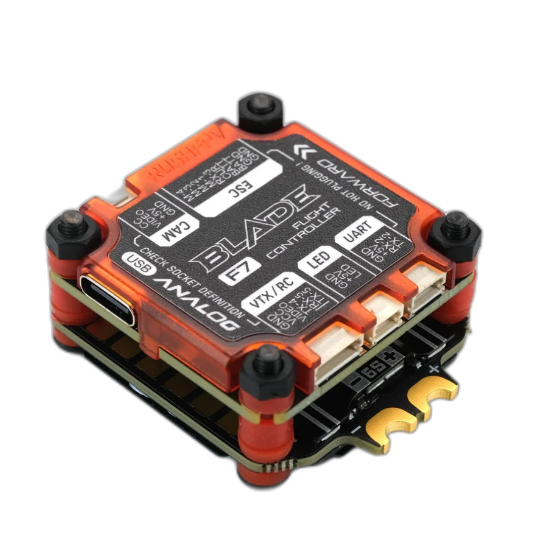 F stack. F722 RUSHFPV Analog. RUSHFPV emv30 v1.1. RUSHFPV GNSS Mini. RUSHFPV GNSS Micro m10.